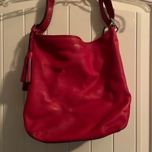 Hot Pink Coach Hobo Tote Bag